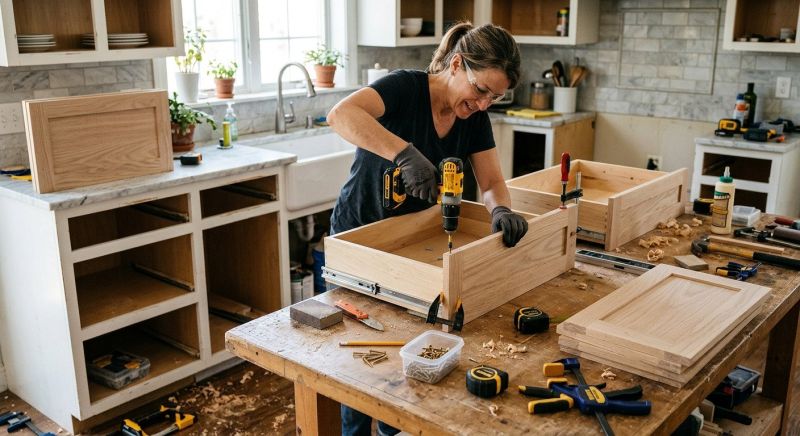 Cabinet Drawer Remodeling in Austin, TX