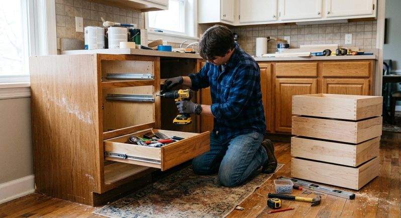 Oak Cabinet Remodeling in Muncie, IN