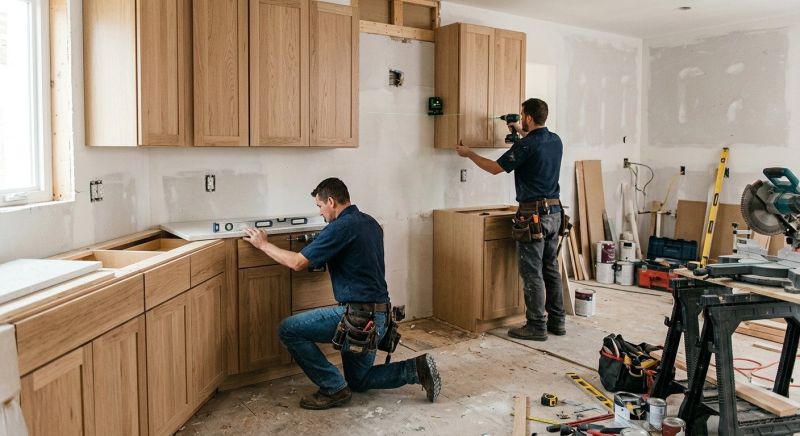 Pine Cabinets Installation in Muncie, IN
