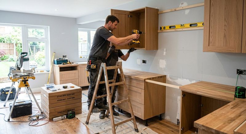 Wood Cabinet Installation in Bloomington, IN